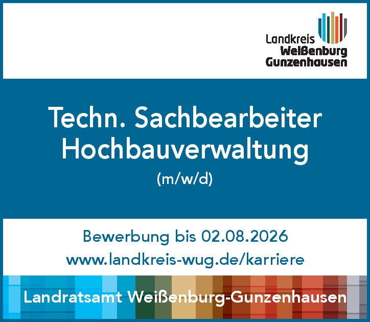 Techn. Sachbearbeiter Hochbauverwaltung m/w/d