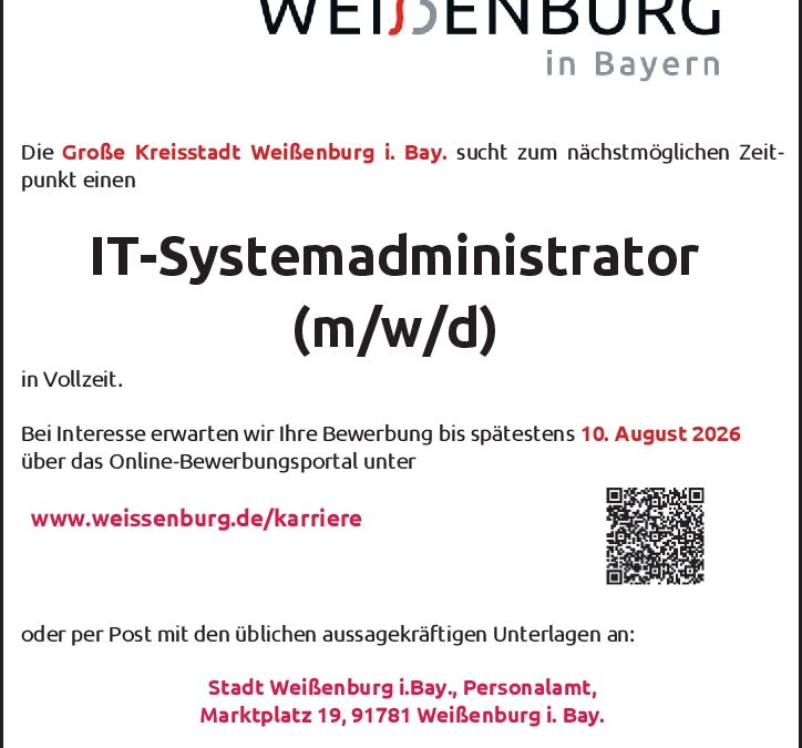 IT-Systemadministrator (m/w/d)