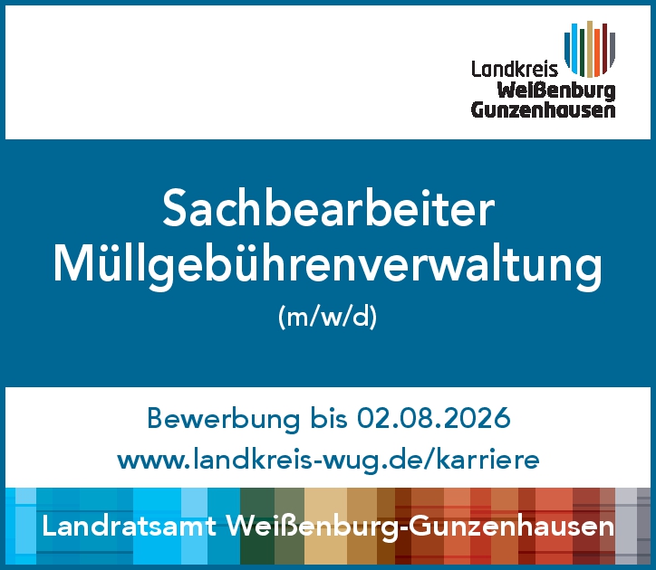 Sachbearbeiter Müllgebührenverwaltung (m/w/d)