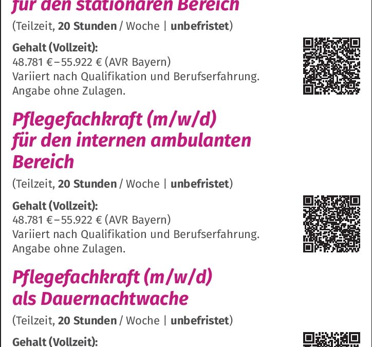 Pflegefachkraft (m/w/d)