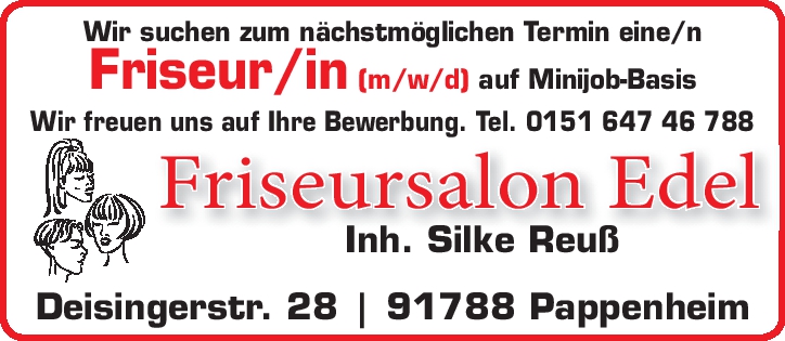 Friseur/in (m/w/d)
