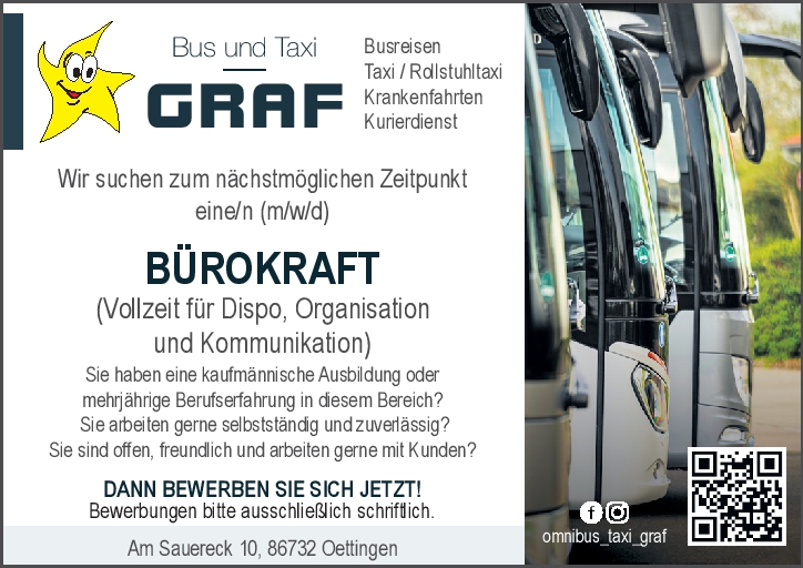 Bürokraft (m,w,d)