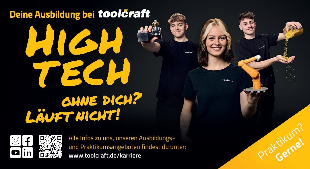Technische Ausbildungen bei Toolcraft
