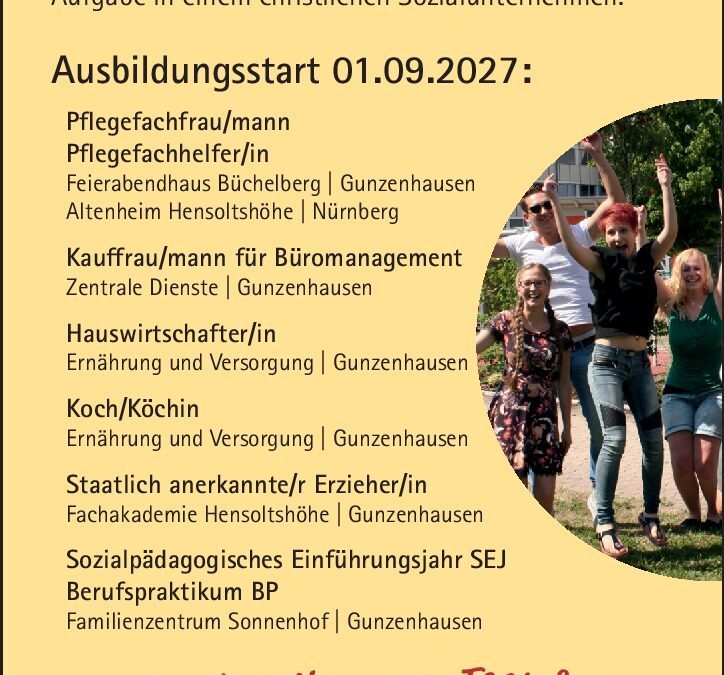 Ausbildung bei der Stiftung Hentsoltshöhe