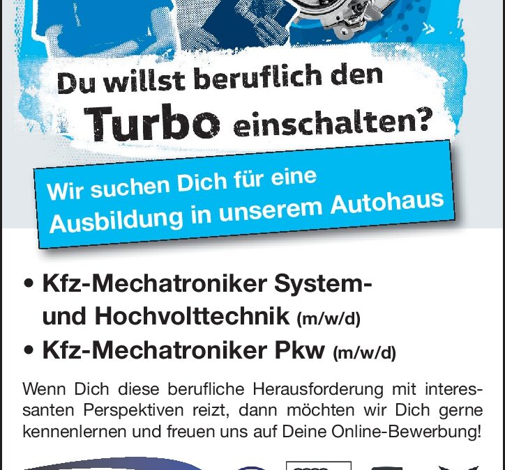 Ausbildung zum Kfz-Mechatroniker (m/w/d)