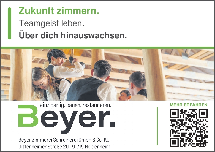 Schreiner (m/w/d)