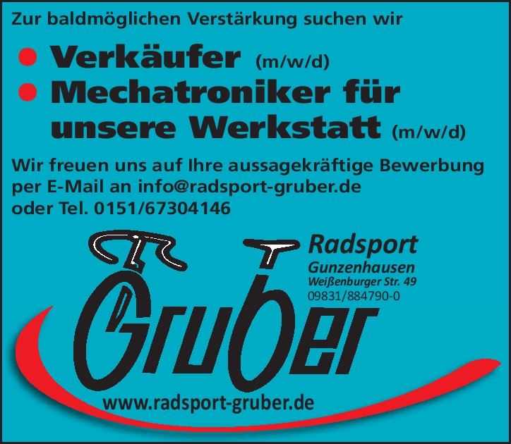 Verkäufer (m/w/d)